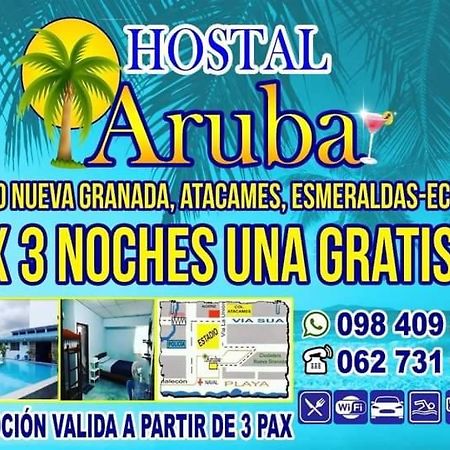 Hostal Aruba Atacames Exterior foto